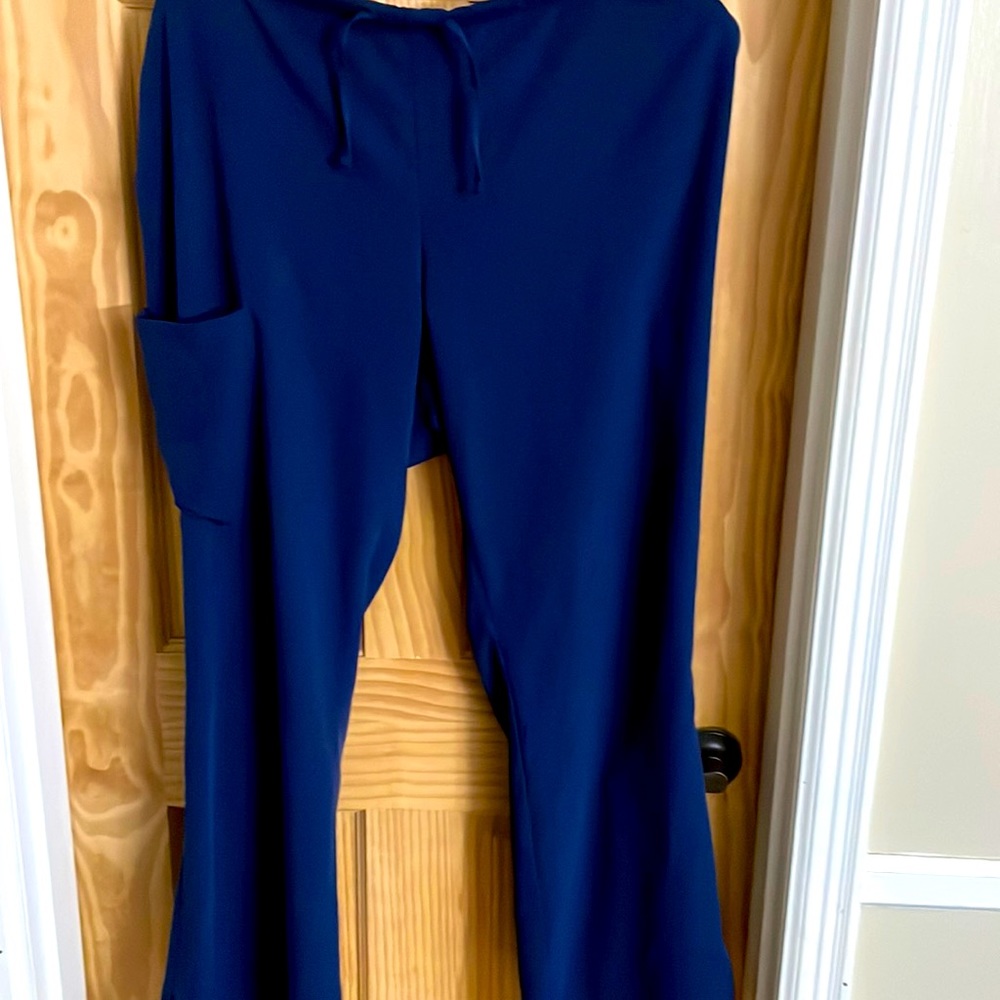 Jockey navy blue scrub set 2x top xl pants